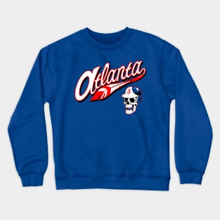 Atlanta Braves retro full script Crewneck Sweatshirt